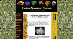 Desktop Screenshot of kamienie.czarymary.pl