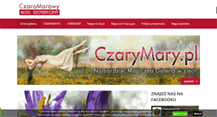 Desktop Screenshot of blog.czarymary.pl
