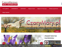 Tablet Screenshot of blog.czarymary.pl